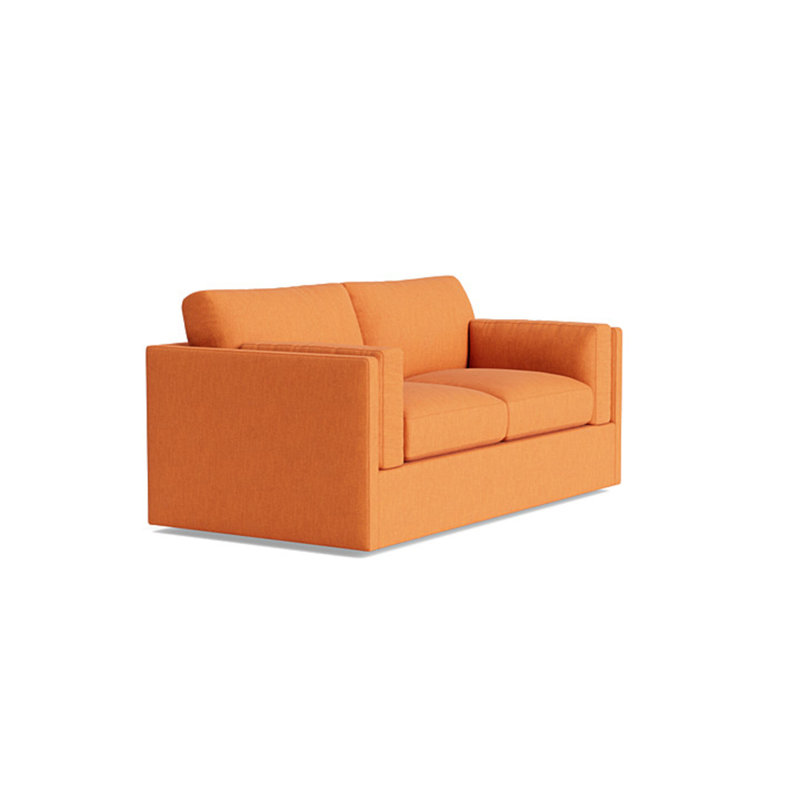 Fairfax Loveseat (70"), Performance Weave - Carrot