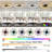 18.9" Ceiling Fan With Light, 3 Color Temperature RGB Dimmable LED, Timer Function For Bedroom Living Room-1045064650
