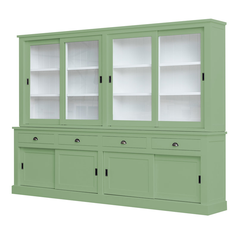 Butler Display Cabinet, Pale  Green 