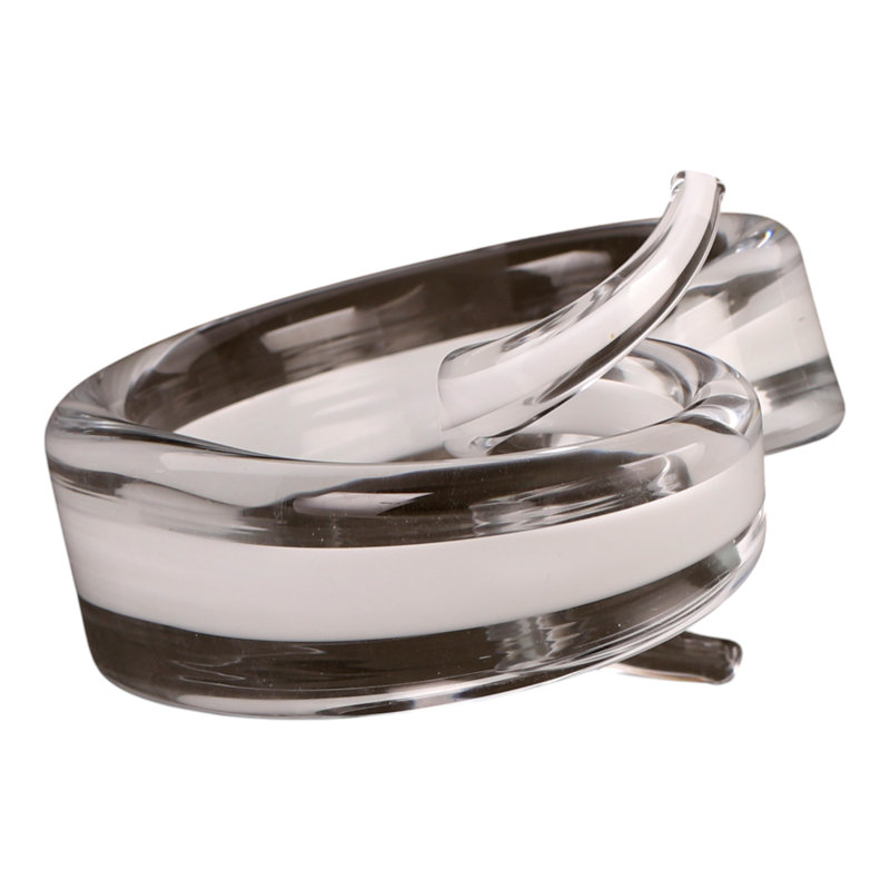 Sagebrook Home 9" Newtok Tall Glass Ribbon Statuary