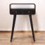Mini California Walnut Curved Console Table-108808831