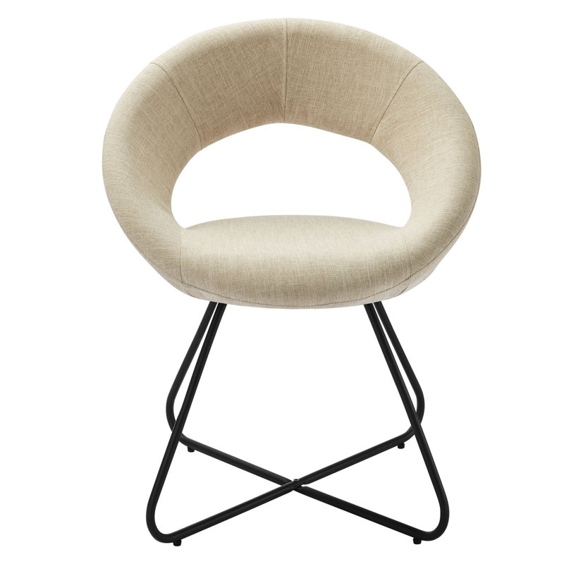 Isaltina Performance Velvet Dining Chair Set Of 2 In Gold Cognac, Black, Beige