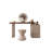 31.5"Luxury-Style Extendable Solid Wood Vanity Desk