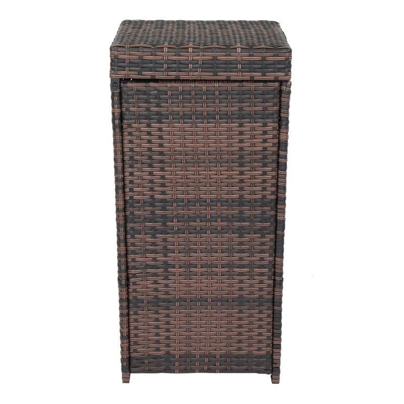 27 Gallon Trash Can, Brown