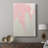 Blushing Abstract IV -Custom Wrapped Gallery Cavas-31979746