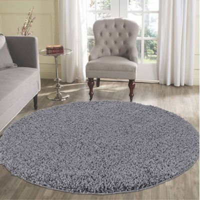Esterly Solid Colour Shag Area Rug