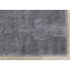 Tapis à poil long gris en polypropylène résistant aux taches-237028791