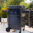 Current Model G Dual Zone Full-Size Electric Grill With Cabinet - Dark Grey