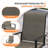 60" Aluminum Patio Dining Set with Round Dining Table and 8 Padded PVC-coated polyester Chairs-731644251