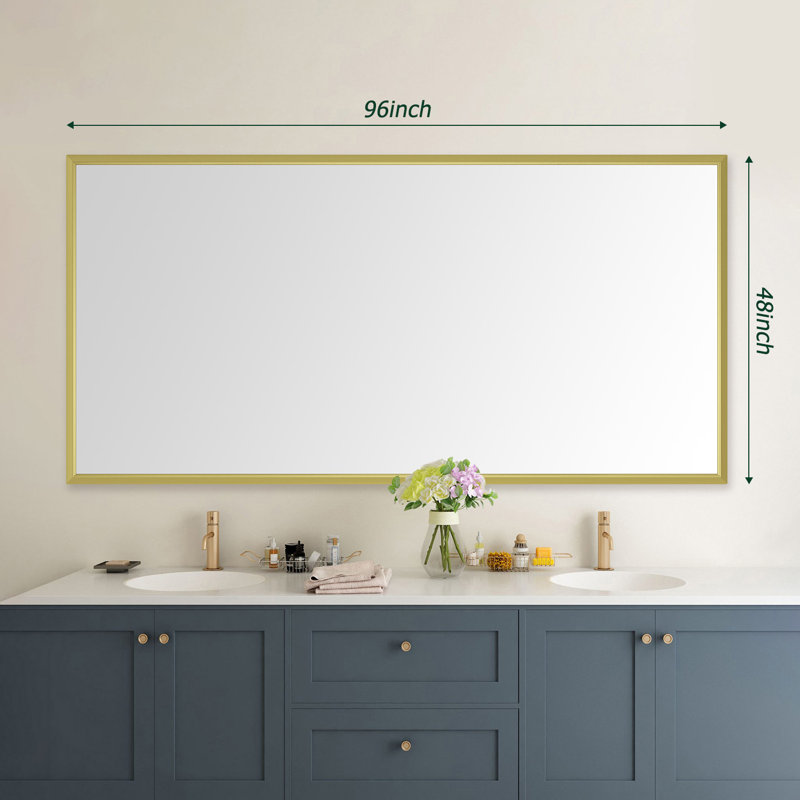 Miroir mural, 48 po x 96 po
