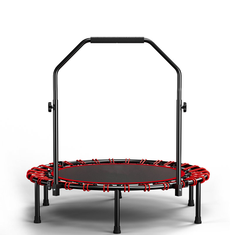 Trampoline pliable YC de 40 pouces avec poignée - Élastique de qualité supérieure - Noir