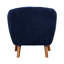 Chaise d'appoint Mid-Century moderne en chenille 1pc-512039561