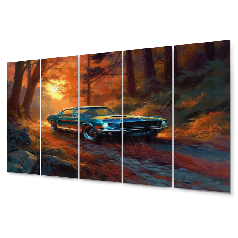 Transportation Wall Decor on Metal