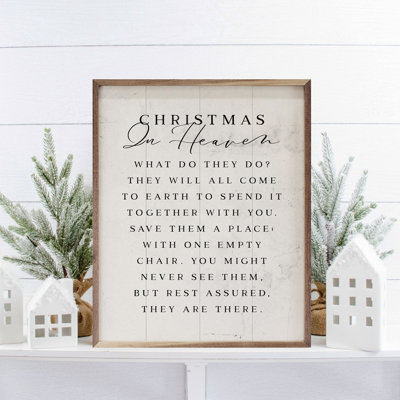 " Christmas In Heaven White "