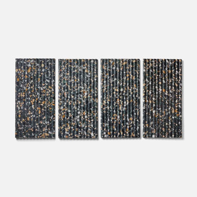 Terrazzo Italy Fluted Honed Terrazzo Tile
