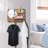 Key Holder For Wall With Shelf,Wooden Key Rack With Key Hook With Mirror And 4 Key Hooks For Rustic Entrances Hallways Living Rooms And Bedrooms 16"X12"-111565543