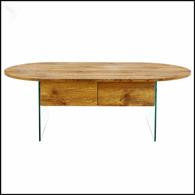 Table basse à double tiroir Cozy Natural