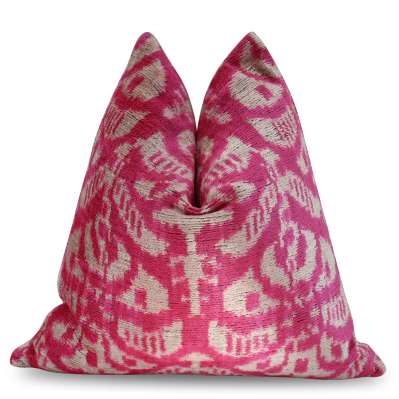 Coussin décoratif géométrique, 16 po x 16 po, Carré