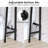 Ebern Designs Over the Toilet Storage 3-Tier Freestanding Bathroom Organizer Shelf w/ 2 Hanging Hook-1802794020