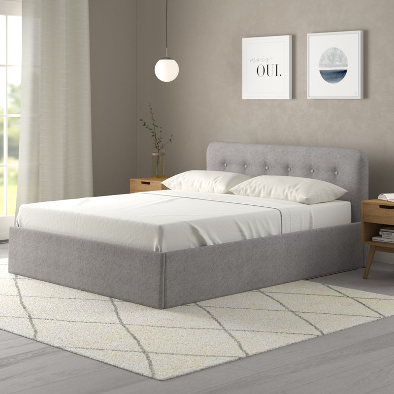 Polsterbett Dreher, European Kingsize (160 x 200cm), Grey, Pocket Spring Core H3