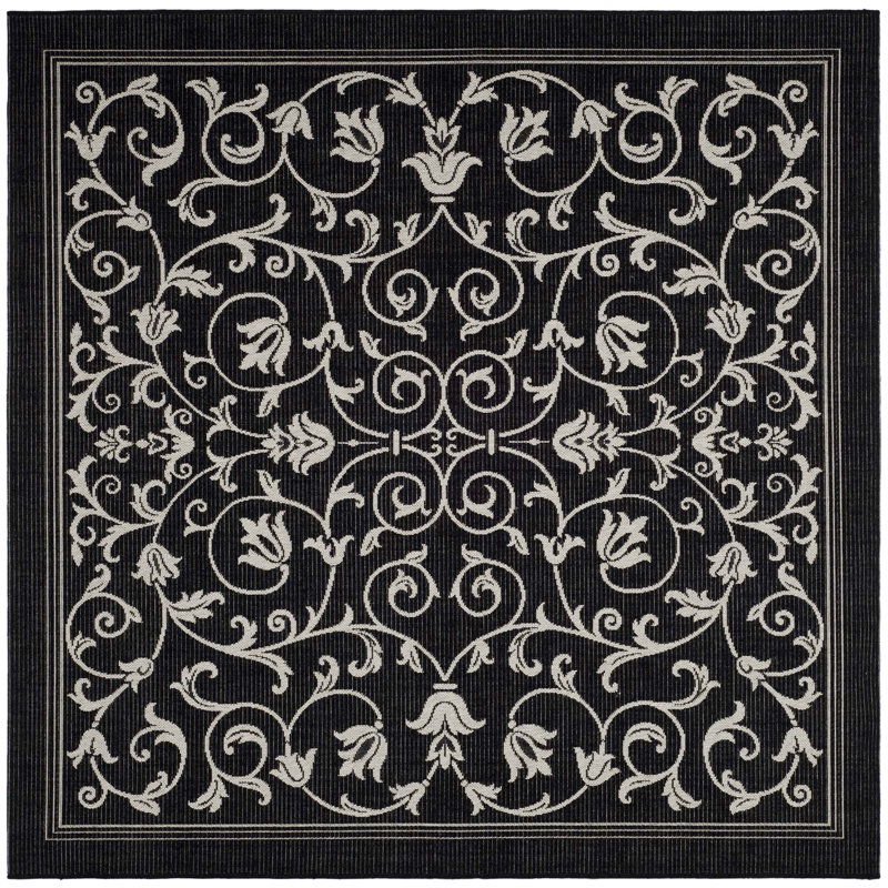 Paisley Indoor/Outdoor Area Rug, Square 201 cm
