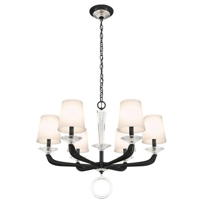 Emilea 6 - Light Glass Chandelier