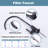 15.7 In Single Handle 360 Degree Spout Swivel Pull Out Sprayer Kitchen Faucet With Water Filter In Oil Rubbed Bronze-116729279