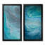 Shades of Blue Abstract Brushes III - Ensemble de 2 peintures sur toiles-711552050-711552059