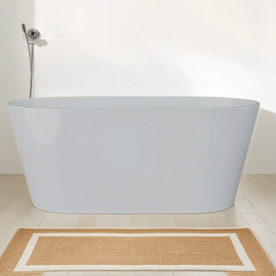 63'' x 31.1'' Freestanding Soaking Acrylic Bathtub
