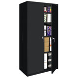 Pignataro Metal Single Storage Cabinet ( 72'' H x 27'' W x 15'' D)