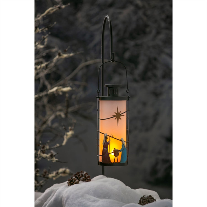 Lanterne d'extérieur à piles 12,88 "
