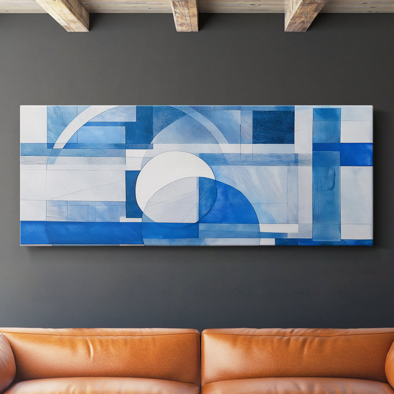 Abstract Series 1 #LXIX-Wide Gallery Wrapped Canvas, 12" H x 30" W