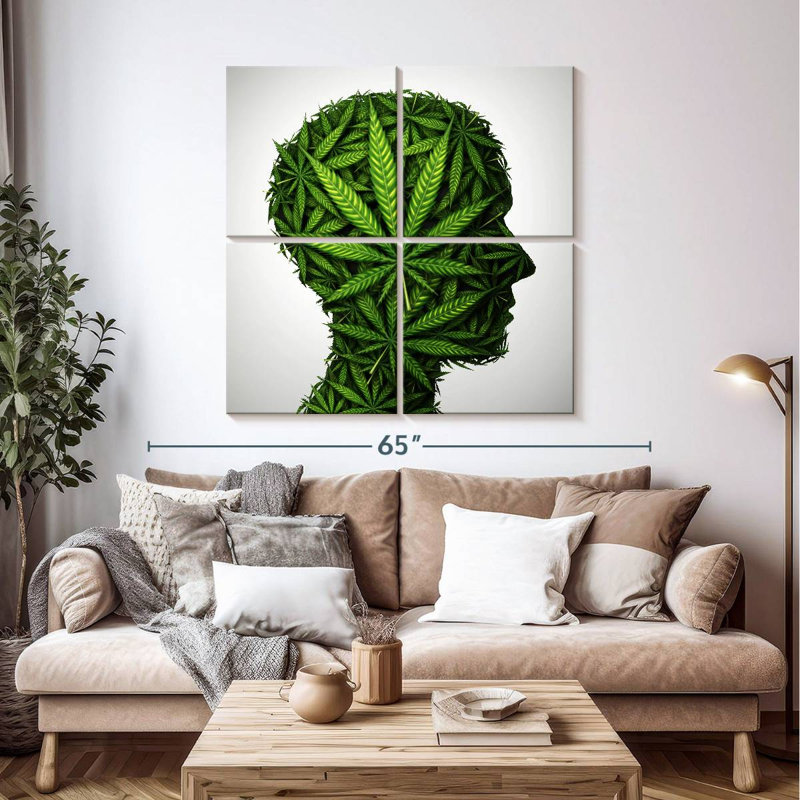 Marijuana Minded, 45" H x 45" W