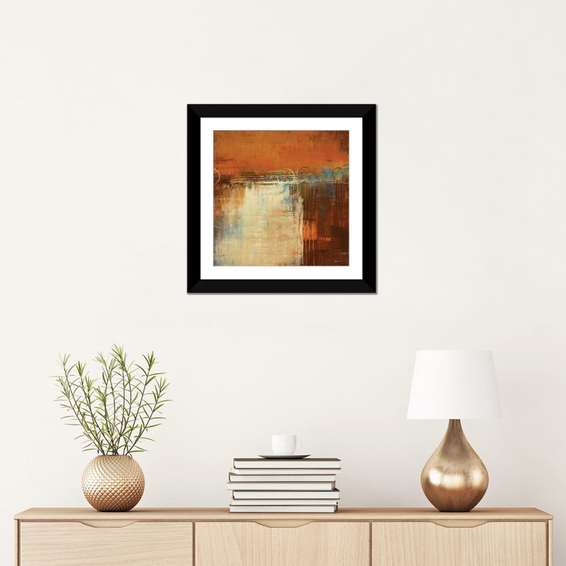 «In the Distance», reproduction sur toile, H 18 po x l 18 po x P 1,5 po, Toile avec cadre noir