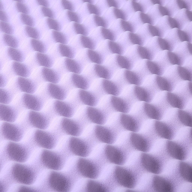 Mousse à mémoire de forme surmatelas Gilkes, Grand lit court, 4", Aloès