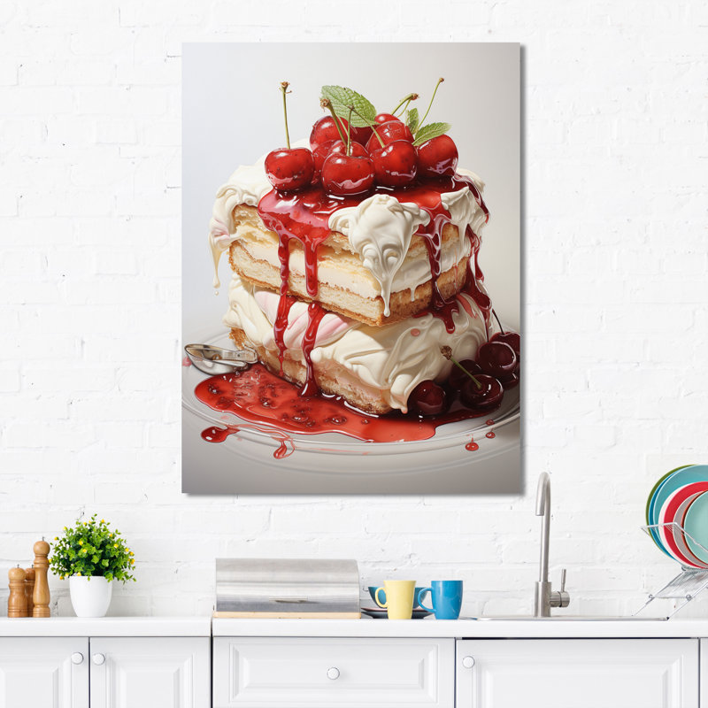 Gâteau au fromage rouge Avotost Luxury II, H 40 po x l 30 po x P 1,5 po, Toile tendue