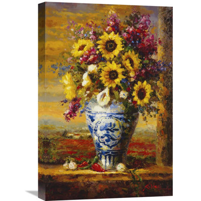 " Tuscan Sunflowers " by Hong