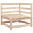 Brayden Studio 9 Piece Garden Sofa Set Solid Wood Pine