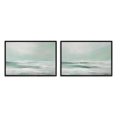 Serene Swells, ensemble de 2 impressions,