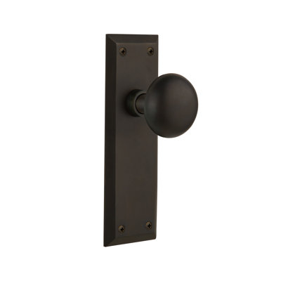Plaque avec bouton de porte New York New York