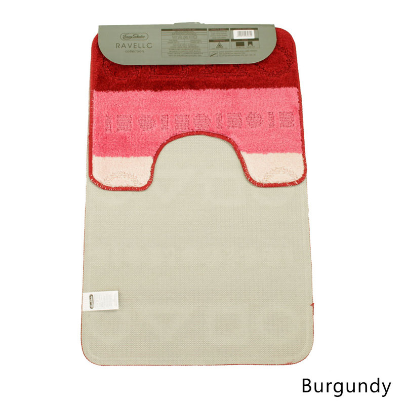 Bath Rug, Burgundy