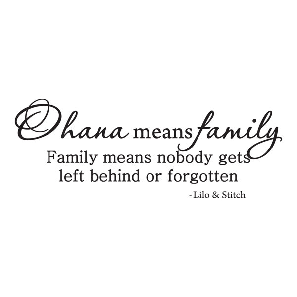 Ohana Means Family