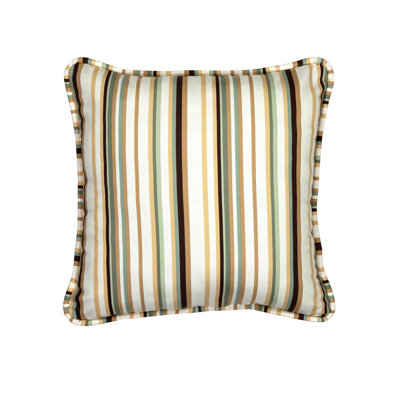 Buendia Pontoise Traditional Cotton Stripe Square Pillow