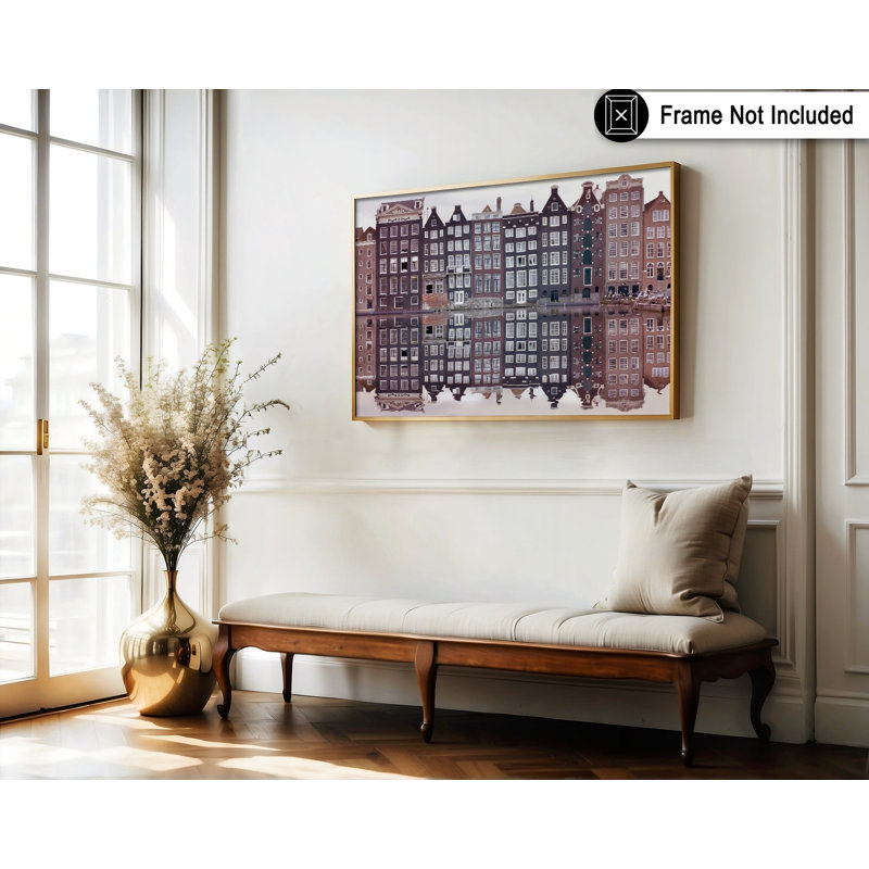 Amsterdam House, Unframed, Poster, 18"H x 24"W
