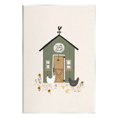 «Green Hen House Chicken Farm», art mural par Loni Harris