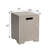 Calzacorto 16'' x 16'' Rectangle Terrazzo Propane Tank Cover-114376464