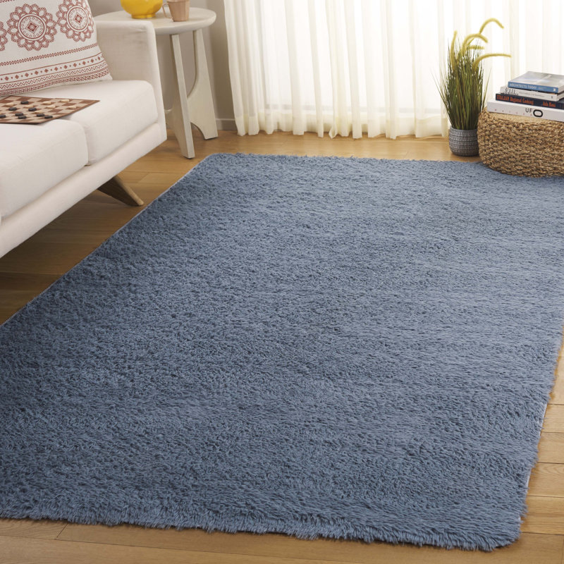 Zanaira Shag Performance Solid Color Rug, Rectangle 5' x 8'