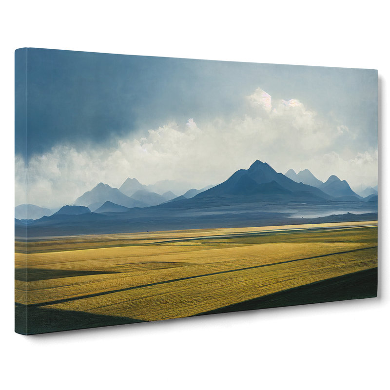 Compelling Mountain Landscape - Wrapped Canvas, 40cm H x 60cm W x 3cm D