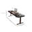 Black solid wood height-adjustable table-764977366
