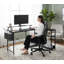 Bureau d'ordinateur avec bureau en coin réversible en forme de L, pour la maison et le bureau-1137139858
